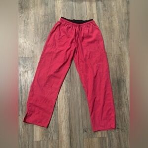 Pink unifirm medical Scrub Pants Womens  Medium By‎  Green Town